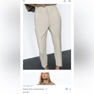 Zara high waist pants